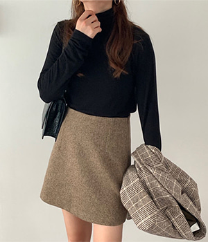 pin mini skirt (2color)