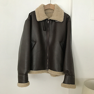 shearling leather mustang