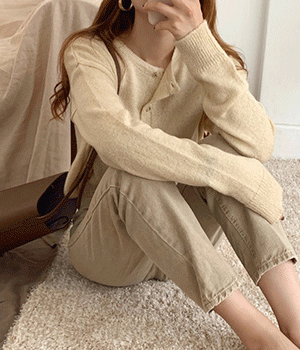 mohair cardigan (4color)