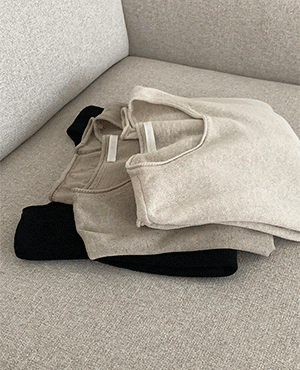 linen crop knit (3color)
