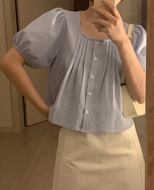 pintuck blouse (3color)