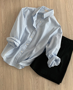 basic stripe shirt (2color)