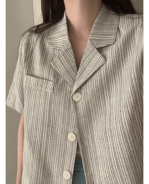 beca stripe jacket (2color)