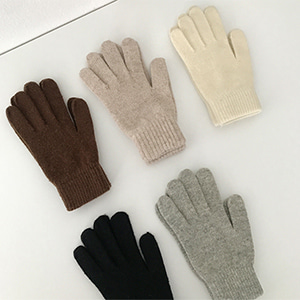 simple wool gloves (6color)