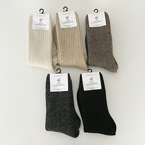 angora wool socks (5color)
