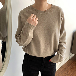 wholegarment round knit (4color)