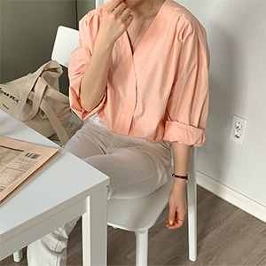 hidden blouse (3color)