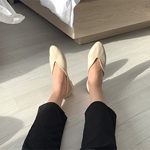 ordinary flat shoes (2color)
